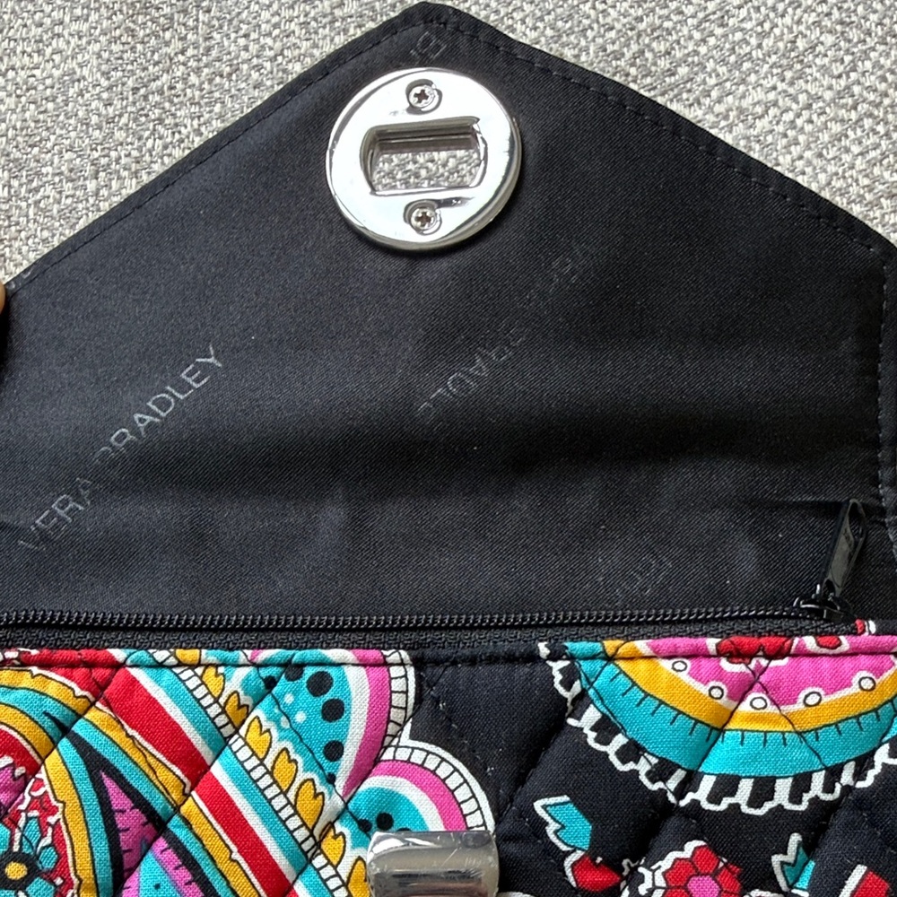 Vera Bradley Colorful Paisley Wristlet - Picture 3 of 6